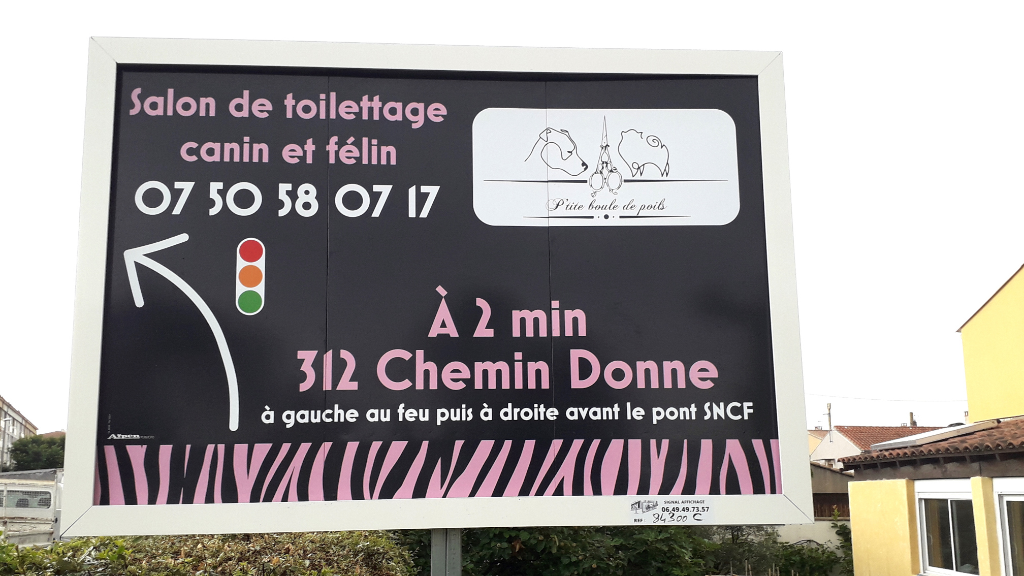Panneau portatif double face 4m2